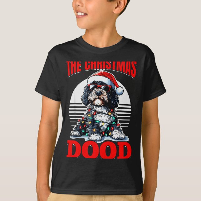 Camiseta Bernedoodle Christmas Dog Breed The Christmas Dood (Frente)