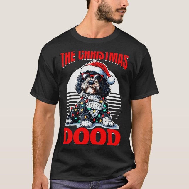 Camiseta Bernedoodle Christmas Dog Breed The Christmas Dood (Frente)