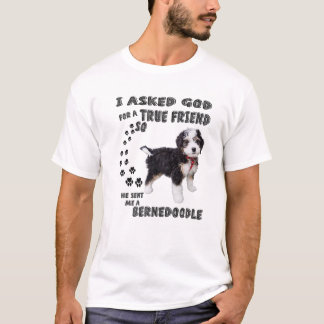 Camiseta Bernedoodle Saying Mom Dad, Cute Bernese Mountain