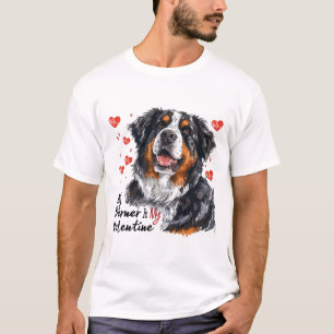 Camiseta Berner É O Meu Namorados Bernese Mountain Dog Prop