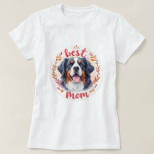 Camiseta Berner Sennen 'Melhor Mãe'