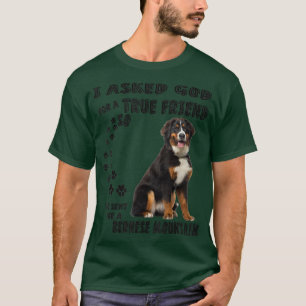 Camiseta Berner Sennenhund Citando o Impressão da mãe do Pa