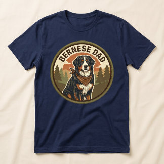 Camiseta Bernese Dad Tee | Presente para Pai de Cã