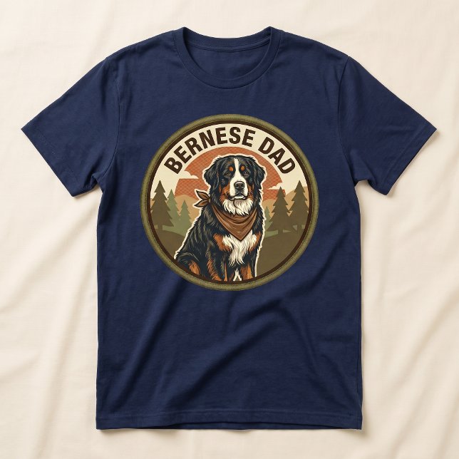 Camiseta Bernese Dad Tee | Presente para Pai de Cã (Criador carregado)