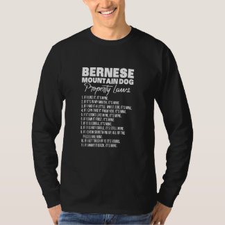 Camiseta Bernese Dog Property Laws Berner Owner Bernese