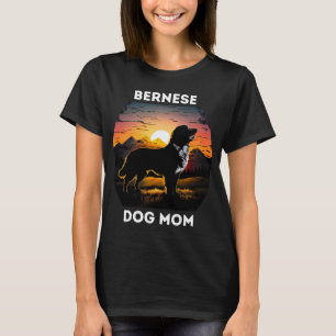 Camiseta Bernese e a Ascensão Sun para a mãe do cão Bernês