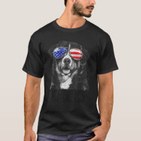 Bernese Mountain Dog 4 de julho Merica Men America