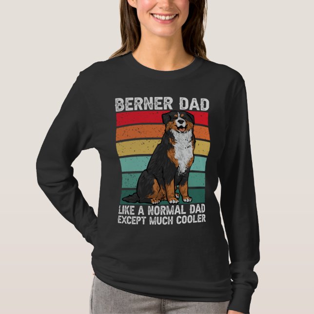 Camiseta Bernese Mountain Dog Berner Dad (Frente)
