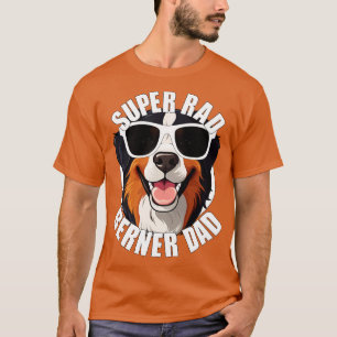Camiseta Bernese Mountain Dog Berner Pai Engraçado Mens Pai
