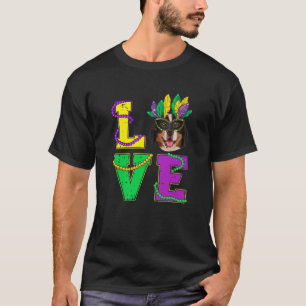 Camiseta Bernese Mountain Dog Eu Adoro Puppy Mardi Gras Men