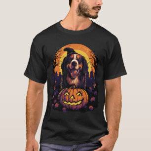 Camiseta Bernese Mountain Dog Halloween