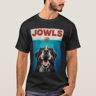 Camiseta Bernese Mountain Dog Jowls É Um Animal Adorável Cl