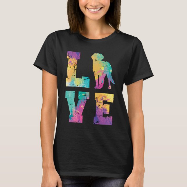 Camiseta Bernese Mountain Dog Love (Frente)
