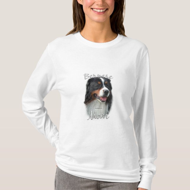 Camiseta Bernese Mountain Dog Mãe 2 (Frente)