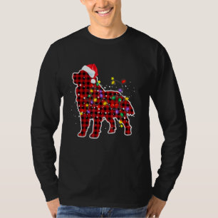 Camiseta Bernese Mountain Dog Natal Pijamas Santa Hat X