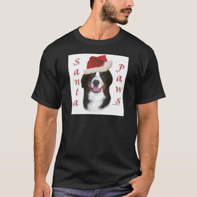 Camiseta Bernese Mountain Dog - Papais noeis (Frente)