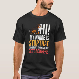 Camiseta Bernese Mountain Dog Puppies Proprietário
