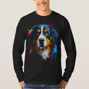 Camiseta Bernese Mountain Dog Puppy Melhor Cão Andando Pet