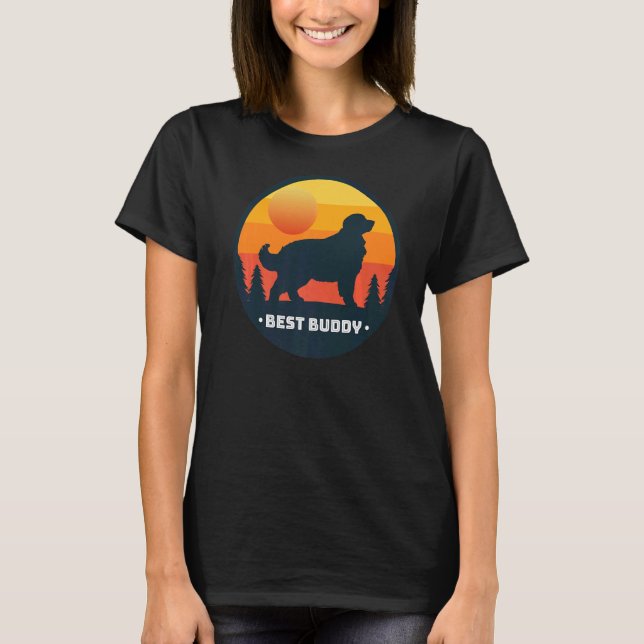 Camiseta Bernese Mountain Dog Retro 1 (Frente)