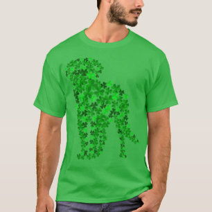 Camiseta Bernese Mountain Dog Shamrock Leaf Rua Patrick Day