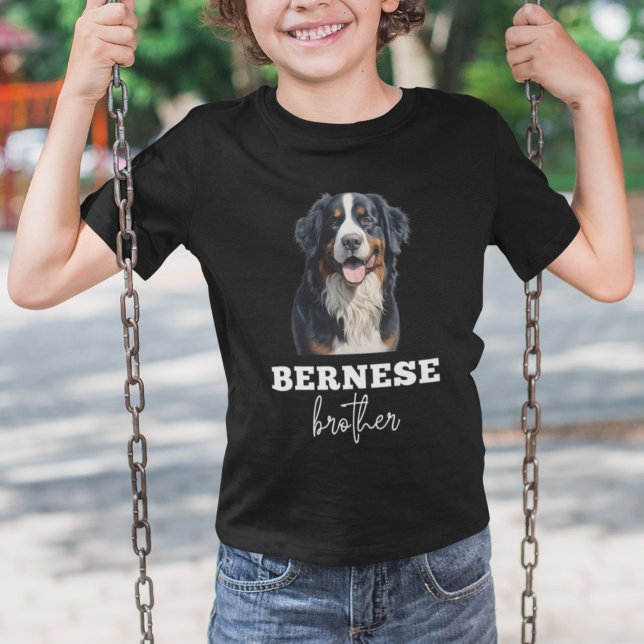 Camiseta Bernese Mountain Dog T-Shirt for Boys (Criador carregado)