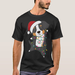 Camiseta Bernese Mountain Feliz De Natal Cachorros De Fada