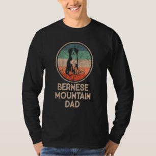 Camiseta Bernese Mountain Vintage Pai de Montanha Bernese