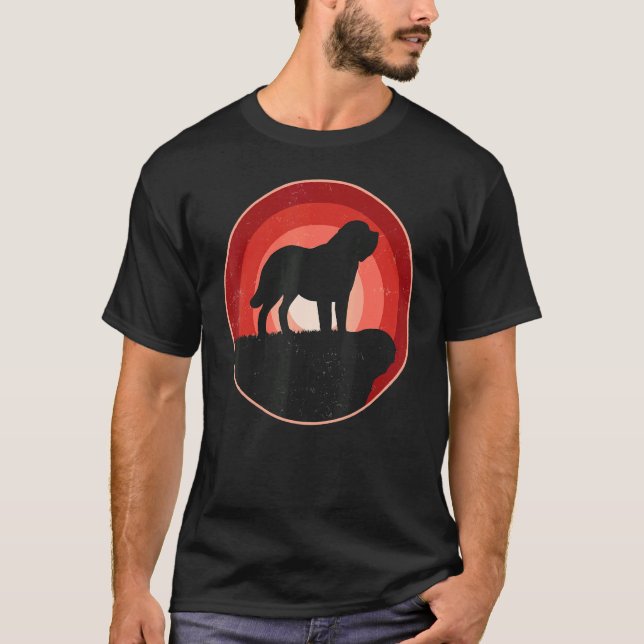 Camiseta Bernhardiner Dog Retro 22 (Frente)