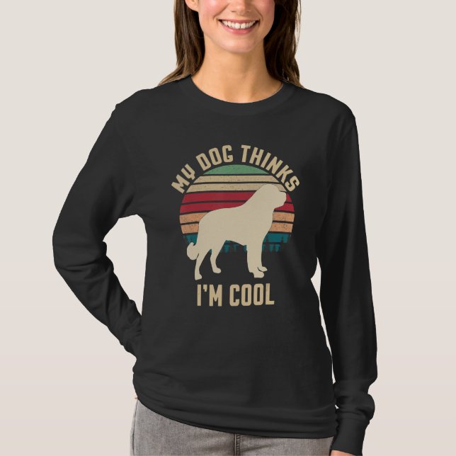 Camiseta Bernhardiner Dog Retro 9 (Frente)