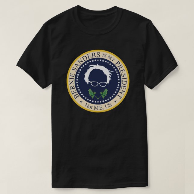 Camiseta Bernie é meu presidente (Frente do Design)