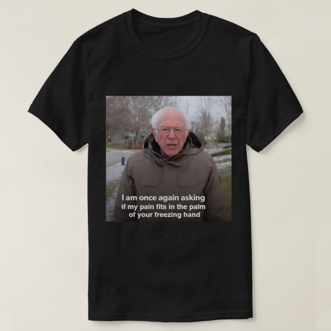 Camiseta bernie é um magnete rápido (Frente do Design)