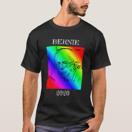 Camiseta Bernie Sander 2020 Eleição Presidencial Rainbow
