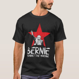 Camiseta Bernie Sanders Contra A Machine Red Star 2020 P