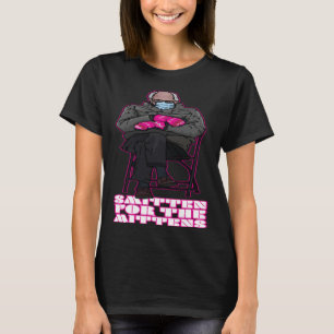 Camiseta Bernie Sanders Day Meme Smitten para o Namorados