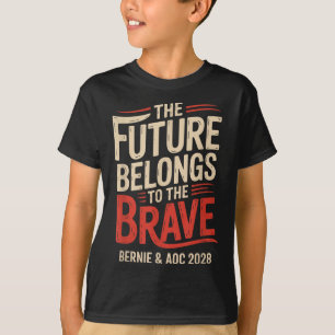 Camiseta Bernie Sanders E Aoc 2028 Para A Campanha Presiden