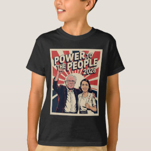 Camiseta Bernie Sanders E Aoc Campanha Presidencial 2028