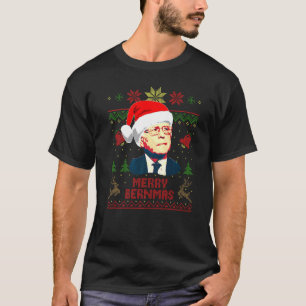 Camiseta Bernie Sanders Feliz Bernmas Natal
