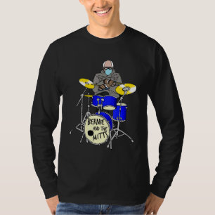 Camiseta Bernie Sanders Mittens Drumming Inauguração do Tam
