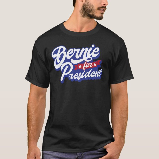Camiseta Bernie Sanders para o Presidente 2020 Presente (Frente)