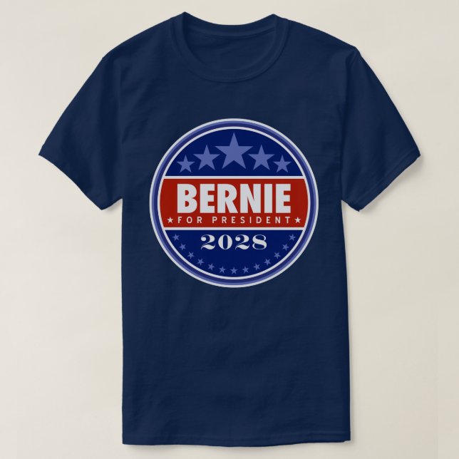 Camiseta Bernie Sanders Presidente 2028 (Frente do Design)