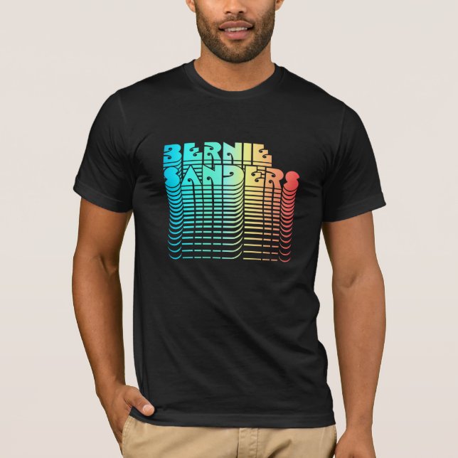 Camiseta Bernie Sanders Retro 70 anos 80 (Frente)