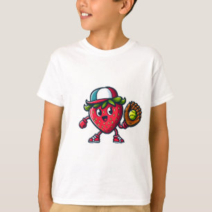 Camiseta Berry Good neste Jogo! Morango Softball