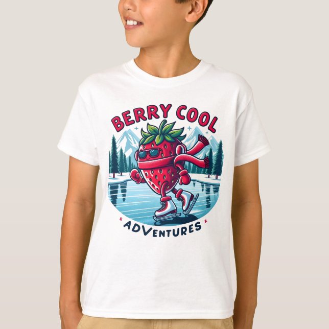 Camiseta Berry Legal ventures Strawberry Ice Skating (Frente)