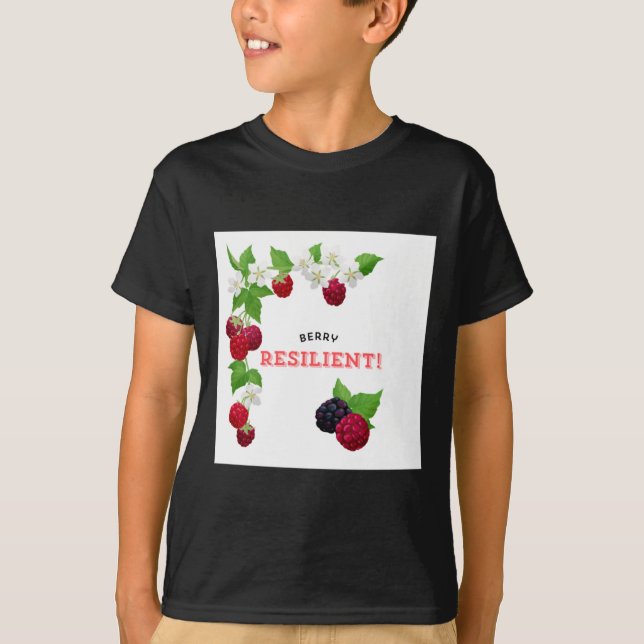 Camiseta Berry Resilient Sticker (Frente)