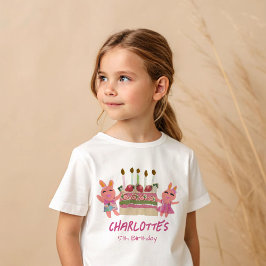 Camiseta Berry Sweet Bunnies e Aniversário de criança
