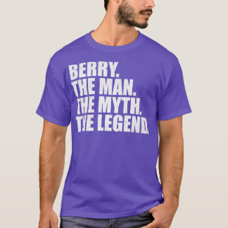 Camiseta BerryBerry Nome da família Berry sobrenome Berry S