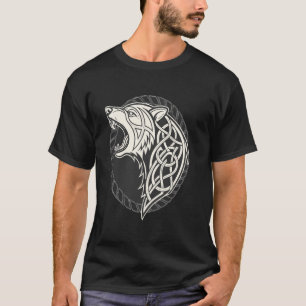 Camiseta Berserker Bear Symbol - Guerra Nórdica dos Bicicle
