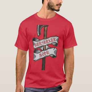 Camiseta Berserker Mode Viking Batalha Ax Runic Tattoo Clas