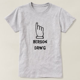 Camiseta berson drwg - Pessoa ruim