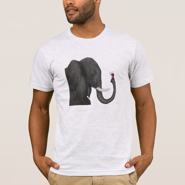Camiseta Bertha, O Adorável Elefante E O Bonito Ladybug (Frente)